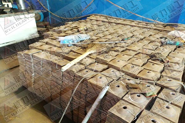 客戶現場加工的錨桿托盤