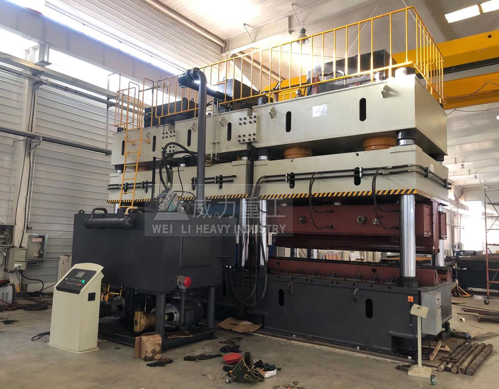 山東威力重工汽車縱梁3000噸液壓機