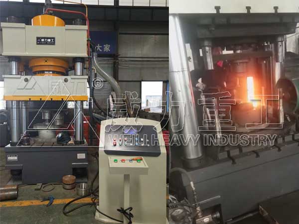 鑿巖釬具熱鍛液壓機(jī)使用現(xiàn)場(chǎng)