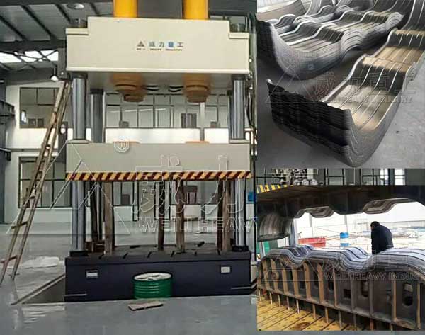 1000噸四柱液壓拉伸機-汽車擋泥板拉伸液壓機