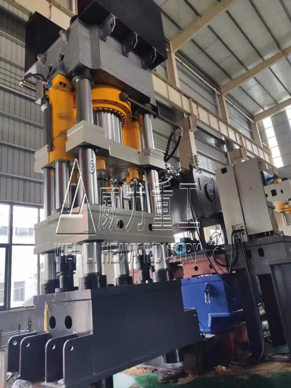 1800噸健身啞鈴杠鈴片液壓機